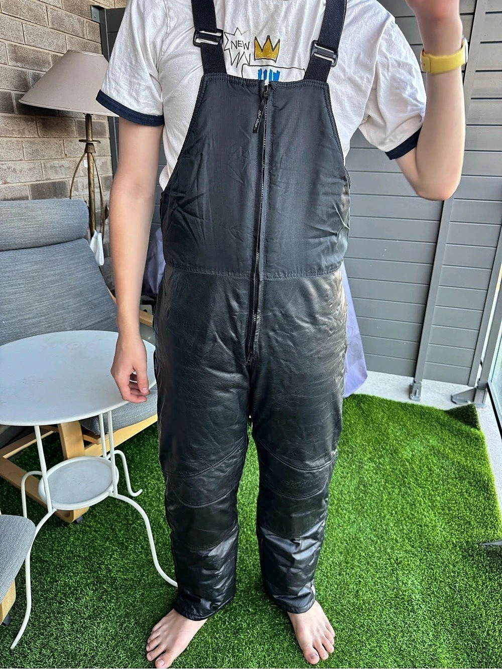 Vintage Ski-Doo Bombardier Leather Pants – Size M